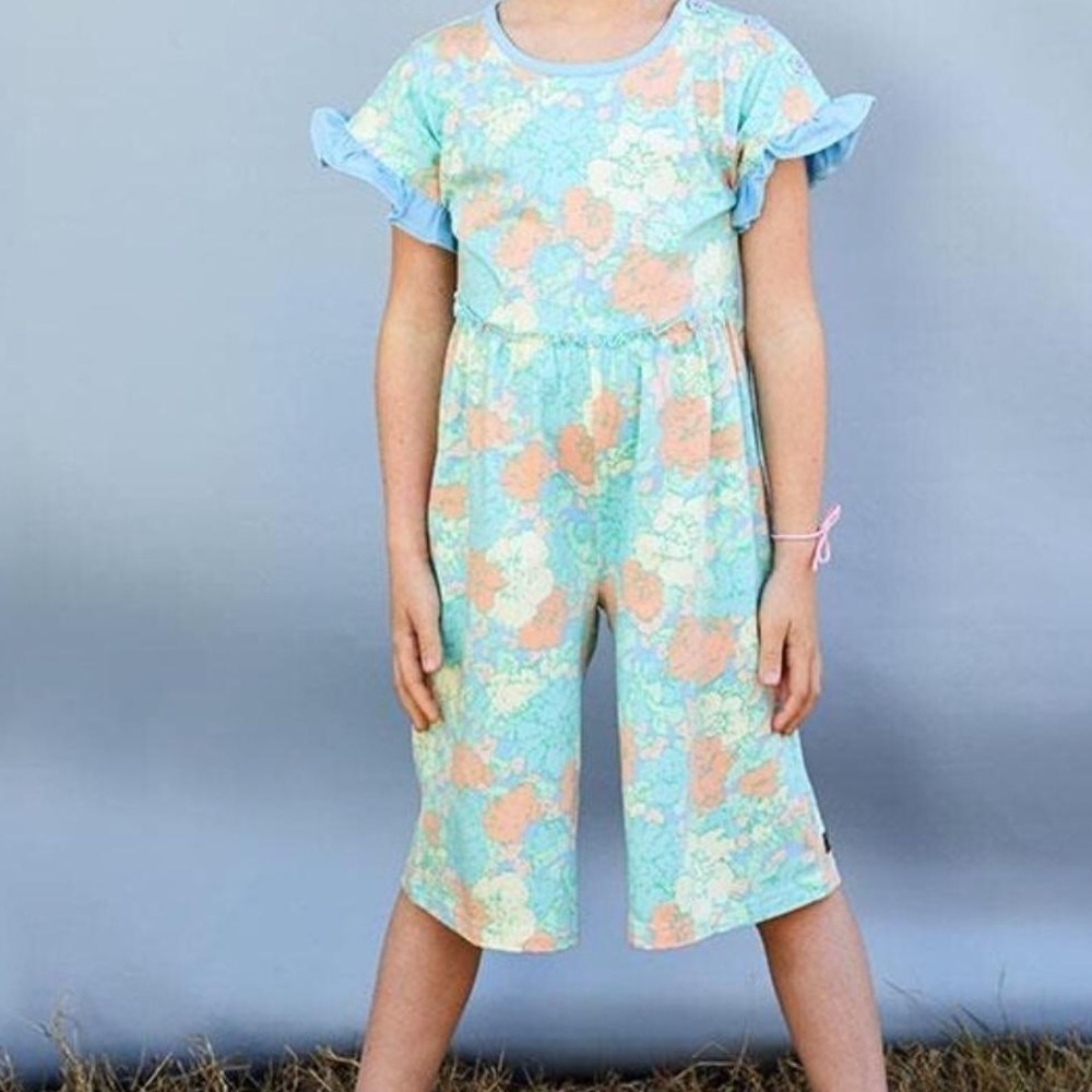 GIRLS MATILDA JANE Dream Chasers Far Out Floral Romper SIZE 8